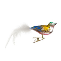 Vogel mit gedrehten Kopf, gespritzt, Feder Vogel mit gedrehten Kopf, gespritzt, Feder