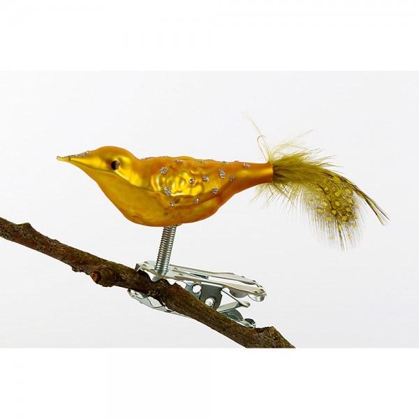 Mini-Vogel, Glimmerpunkte, farbige Perlhuhn-Feder