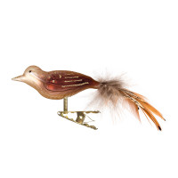 kleiner Vogel, gespritzt, Naturfeder kleiner Vogel, gespritzt, Naturfeder